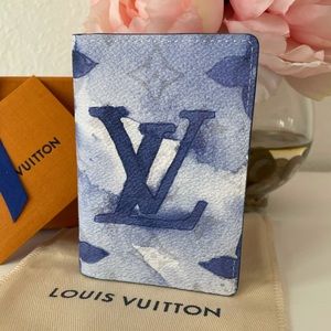 Louis Vuitton Blue Watercolor Pocket Organizer